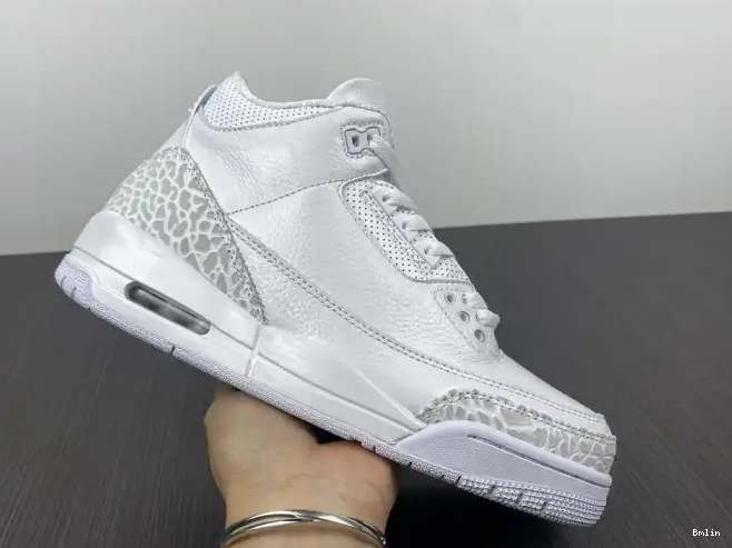 Bmlin Shoes Retro 'Triple 3 Jordan 429487-111 White' Air PS 0528